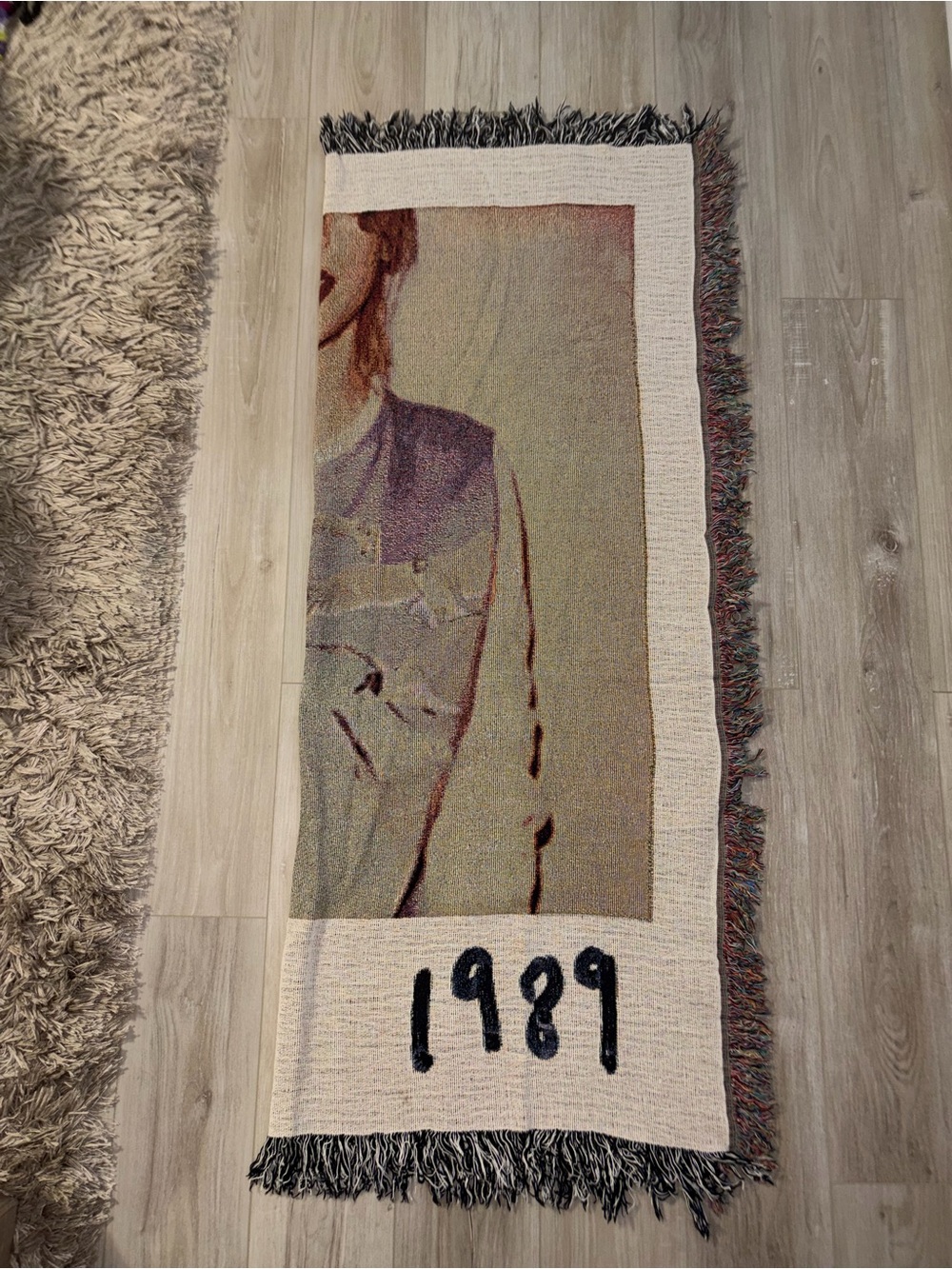 Taylor Swift 1989 Tapestry Fringe Throw Blanket